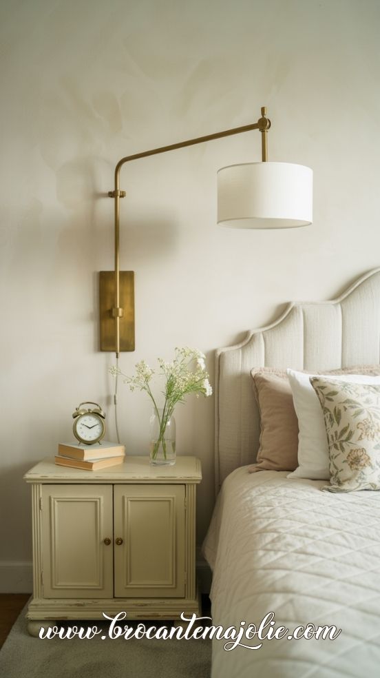 plug in bed side wall light