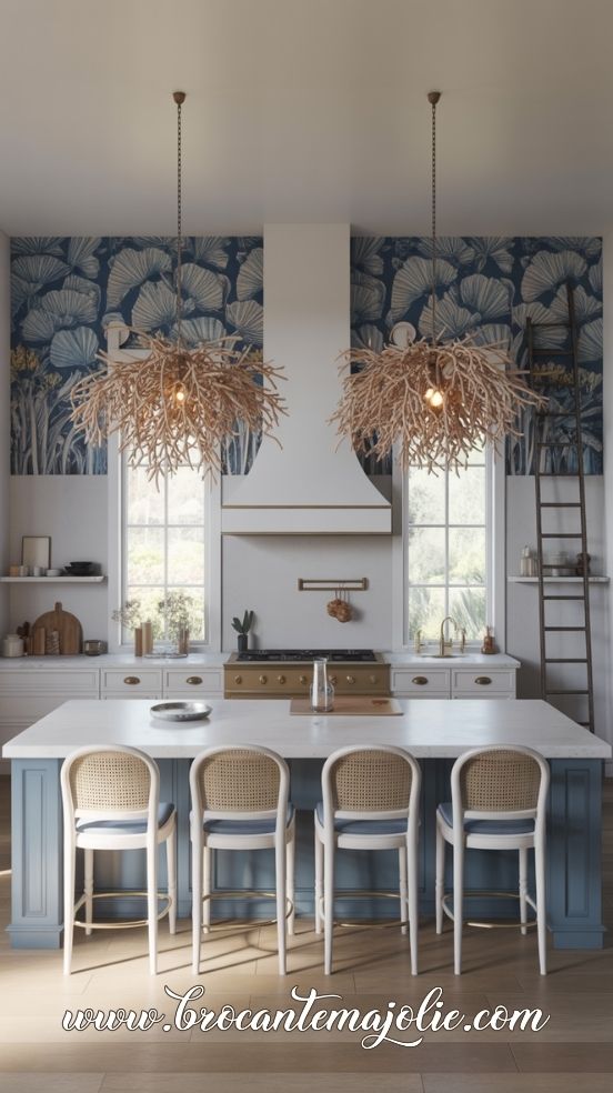 coastal modern kitchen