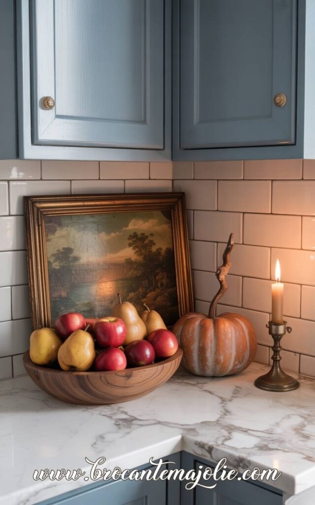 fall kitchen decor corner