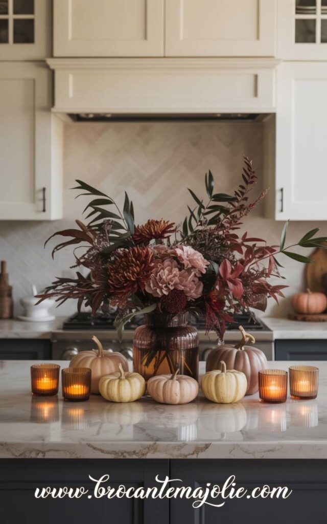 Fall Kitchen Island Decor Ideas