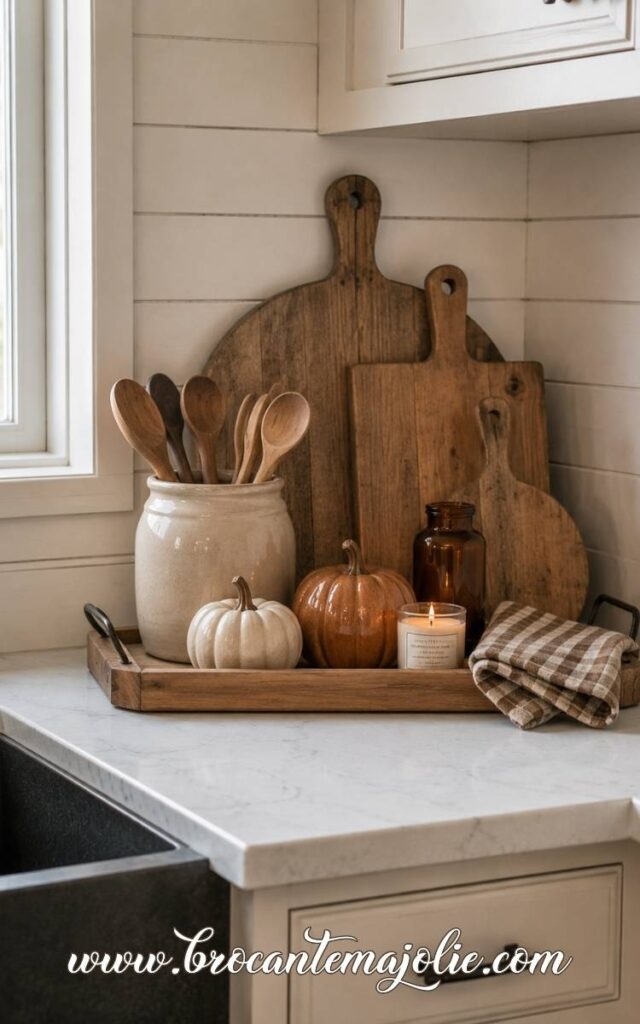 Fall Kitchen Countertop Decor