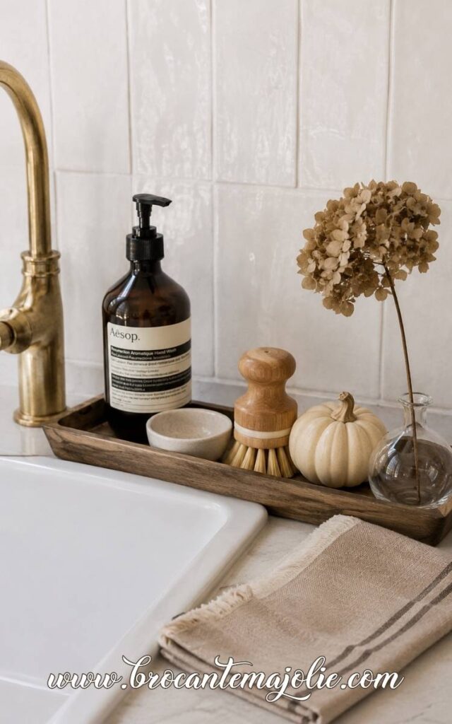 Narrow fall Sink Tray