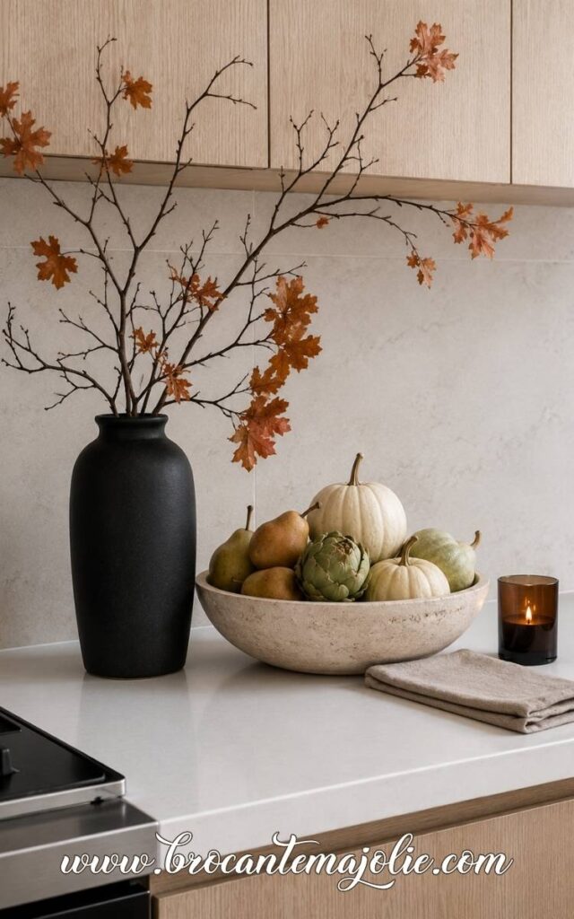 Minimalist fall Countertop kitchen decor