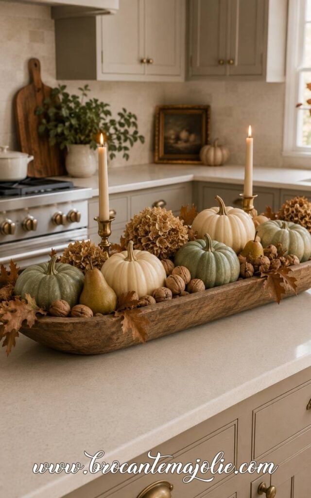 fall pumpkin dough bowl