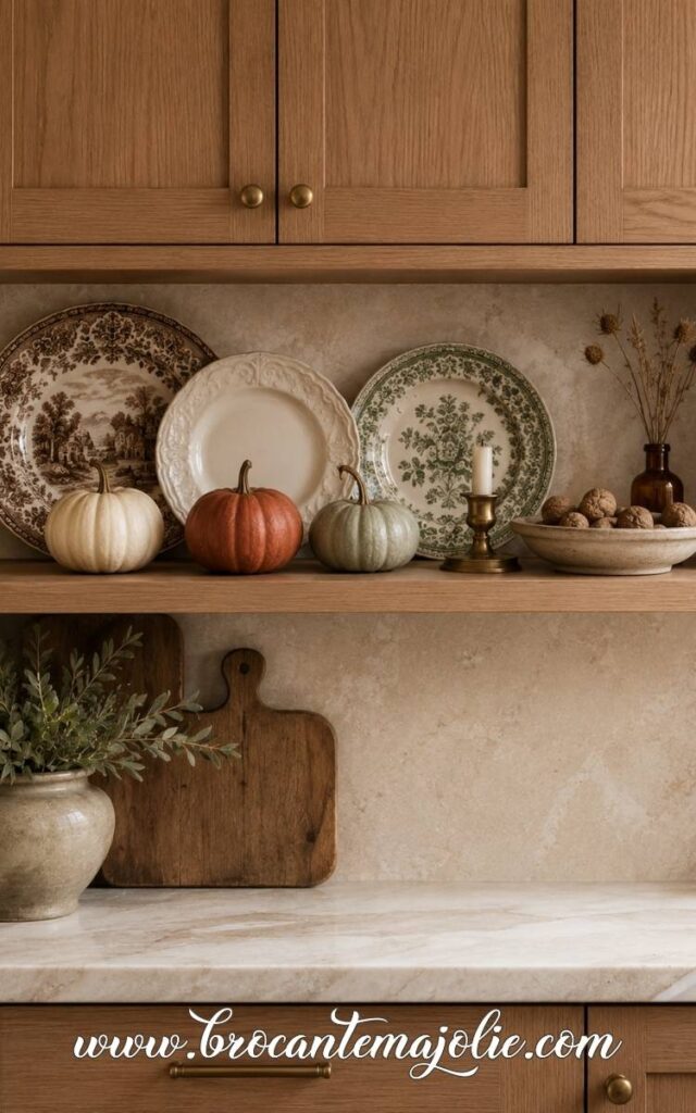 Fall Cabinet Decor ideas