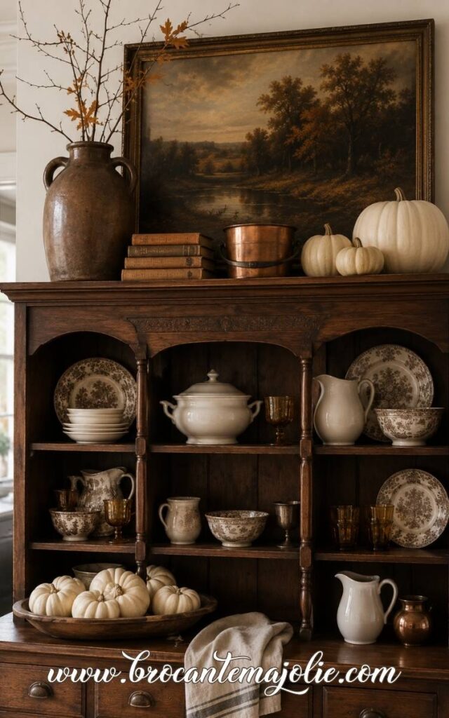 fall Hutch decor