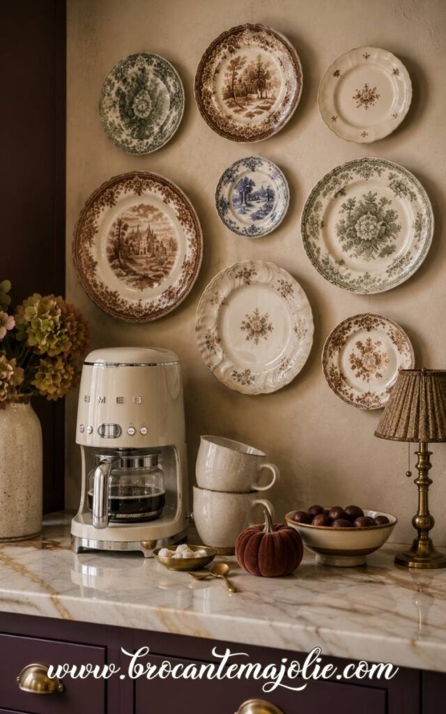Fall Coffee Bar Ideas for a french Kitchen Countertop