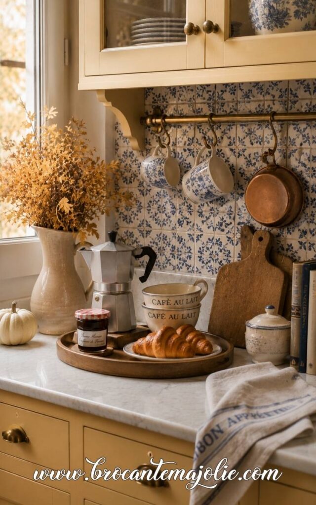 French Café-Inspired Autumn Corner