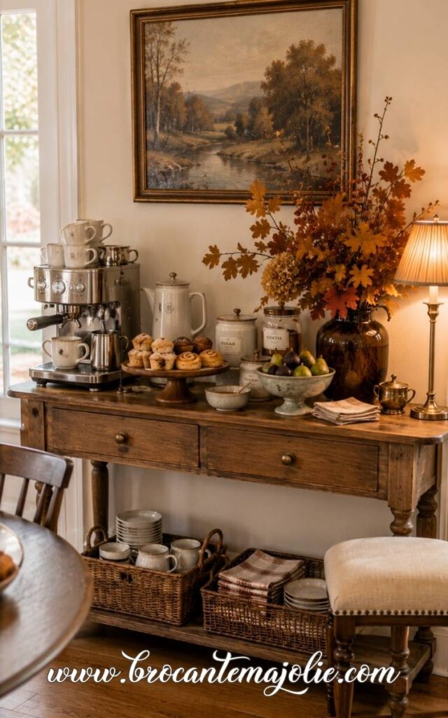Fall Coffee Bar for a Small Party