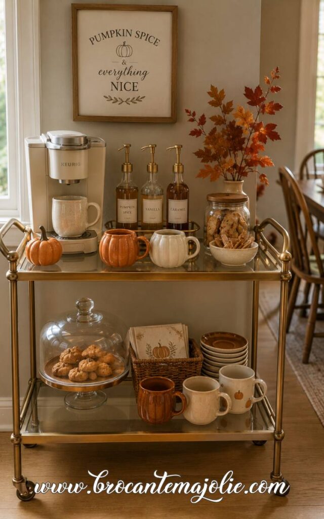 Pumpkin-Themed Coffee Bar