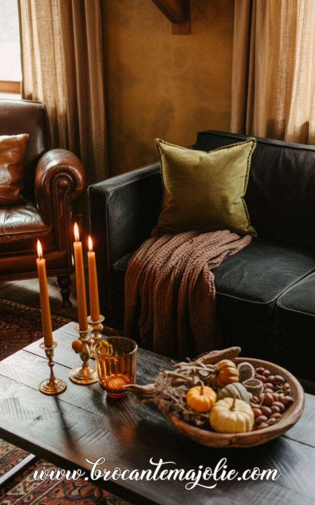 warm colors fall living room