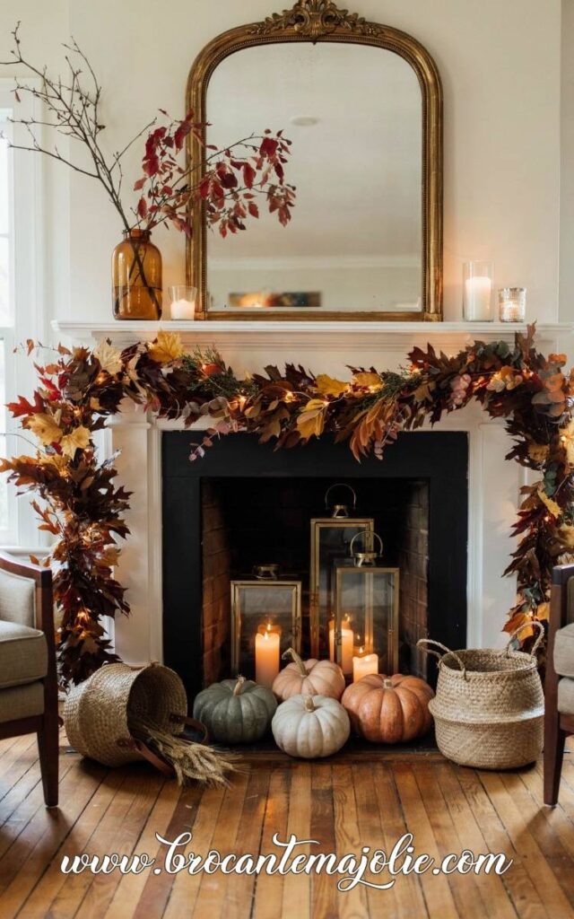fall mantle decor