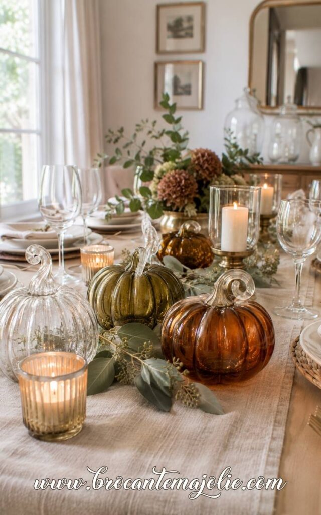 pumpkin tablescape