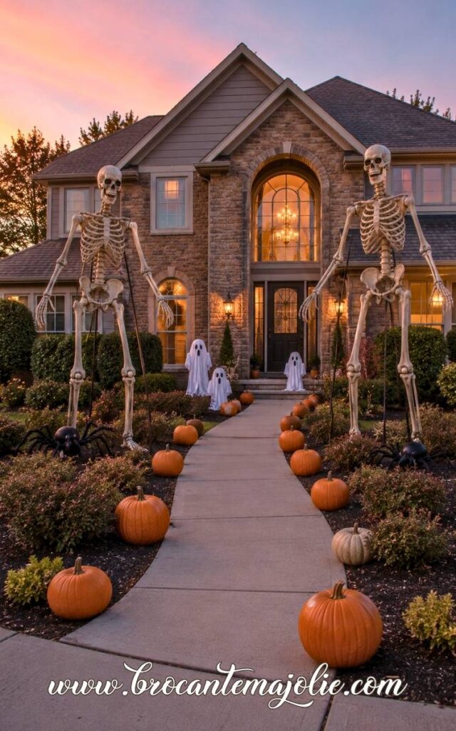 halloween front yard theme