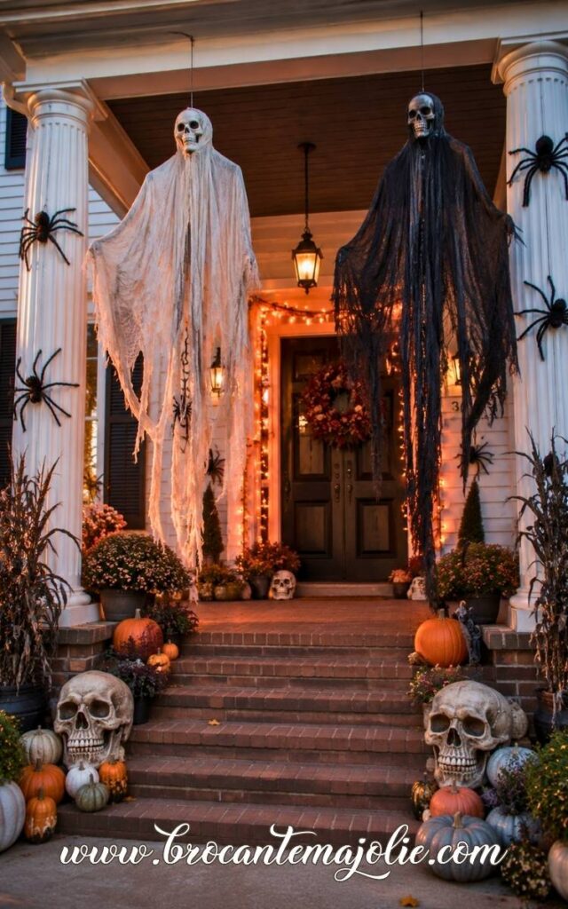 halloween front yard theme