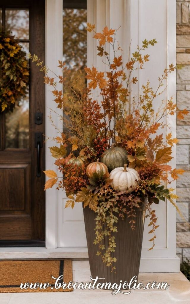 easy fall outdoor planter