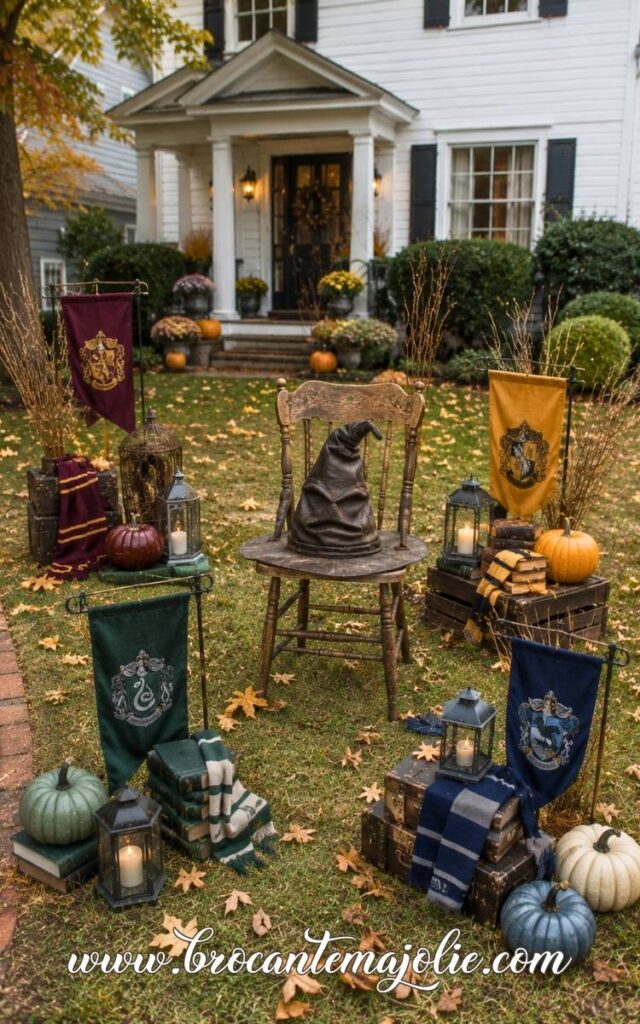 halloween yard harry potter decor