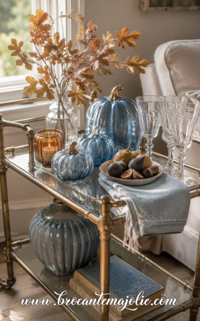 blue fall decorating ideas