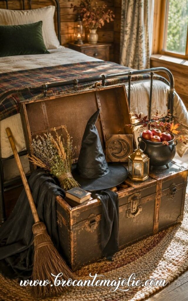 witch halloween decor bedroom