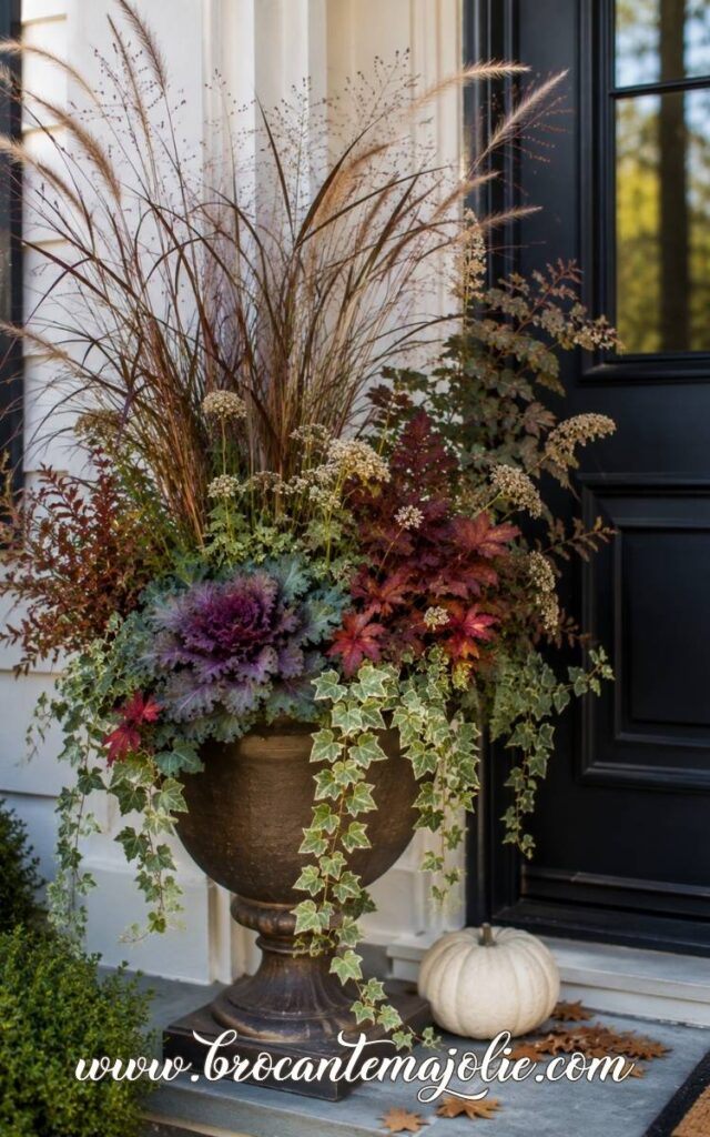 fall outdoor planter ideas