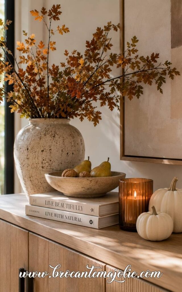modern fall decor