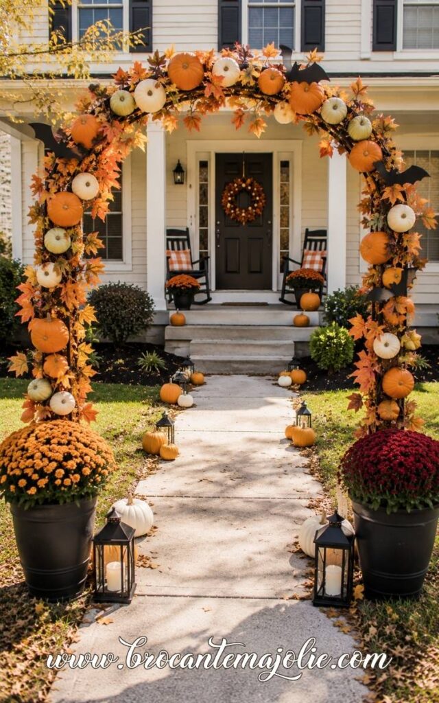 halloween walkway ideas yard arch