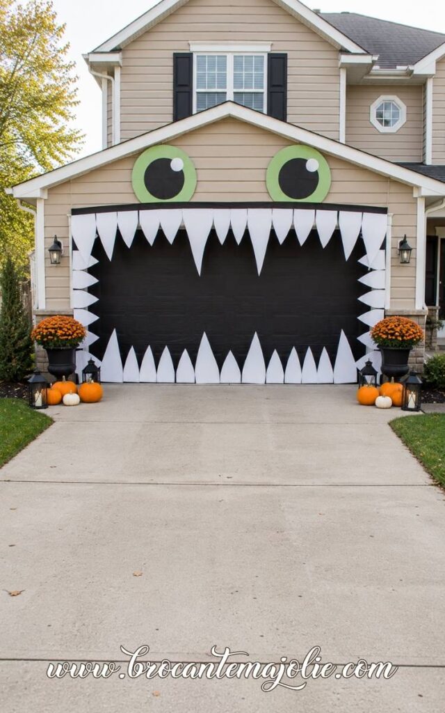 halloween driveway yard monster