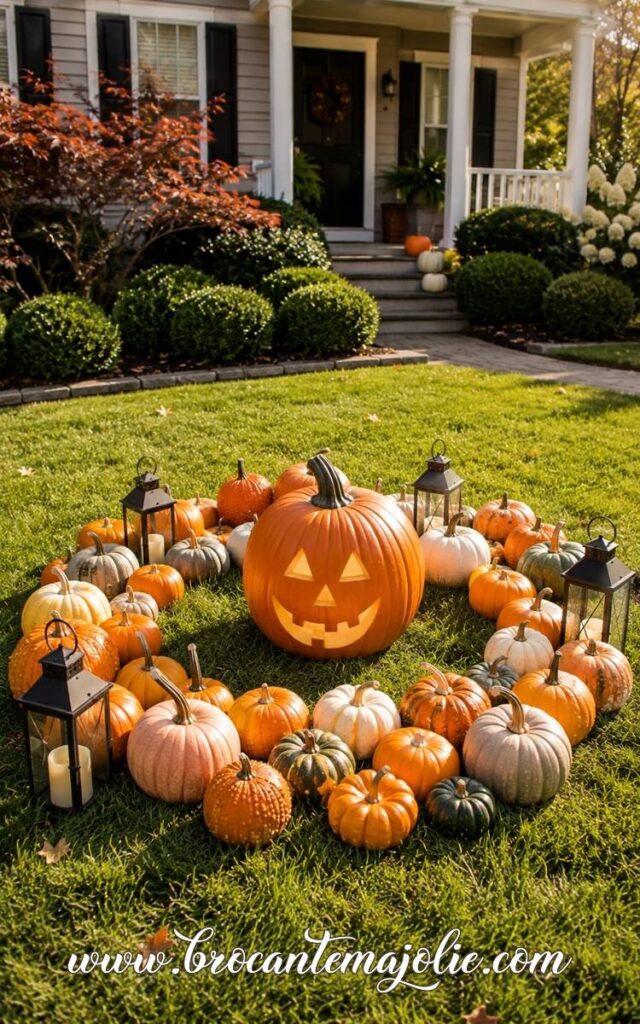Halloween Lawn Decorations pumpkins