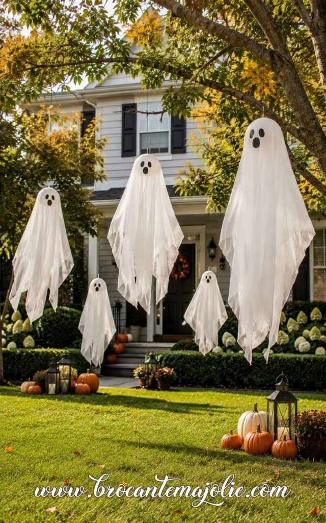 Halloween Lawn Decorations ghosts