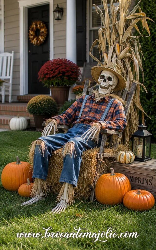 skeleton Halloween Lawn Decorations