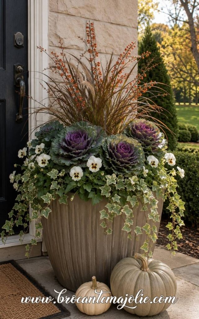 easy fall outdoor planter ideas