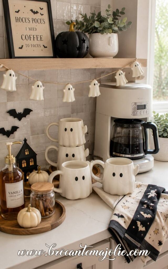 halloween coffee bar decor