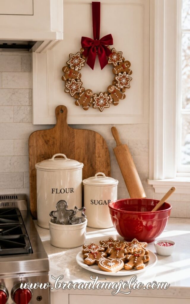 gingerbread kitchen cabinet decorating ideas
