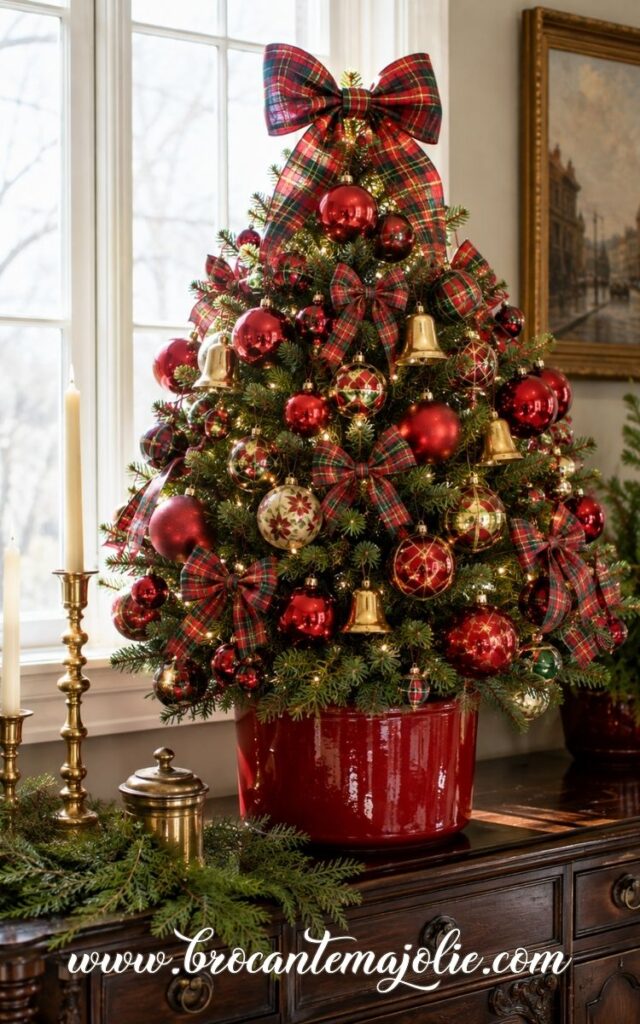 traditional mini christmas tree