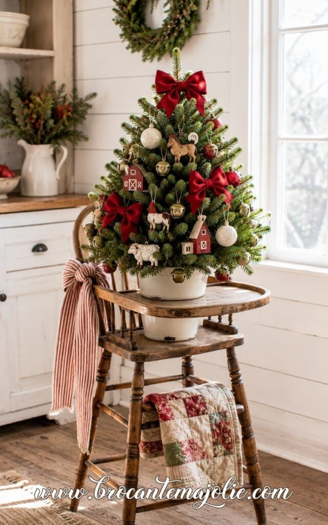 mini farmhouse christmas tree