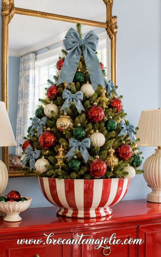 colorful mini christmas tree