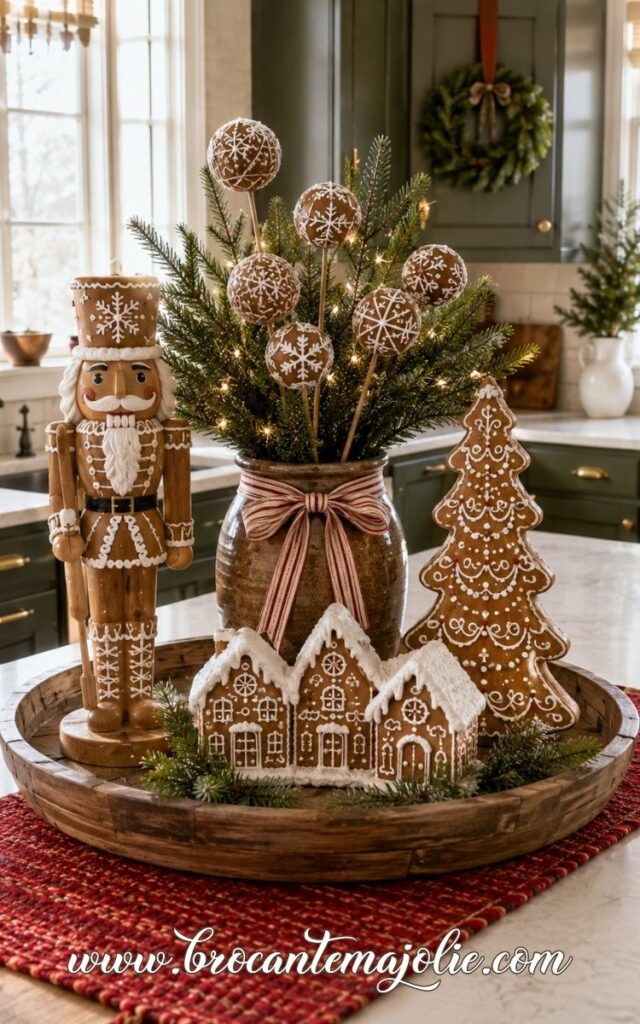 gingerbread kitchen centerpiece