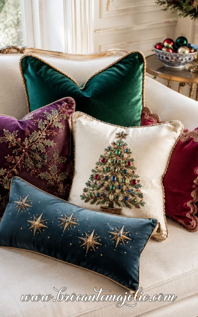 christmas couch pillows