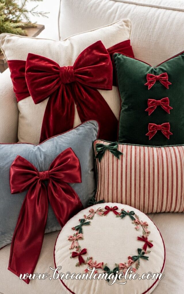 christmas couch decor