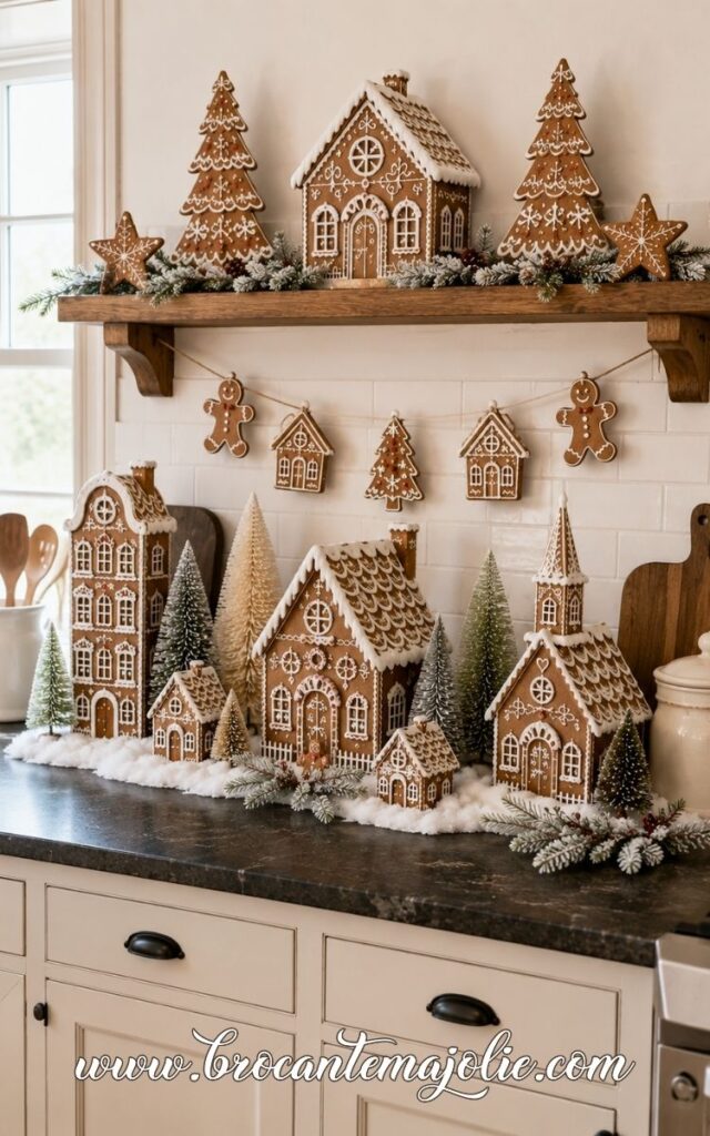 gingerbread kitchen countertop decor