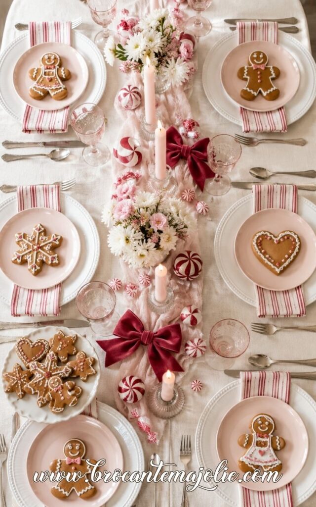 gingerbread kitchen tablescape decor
