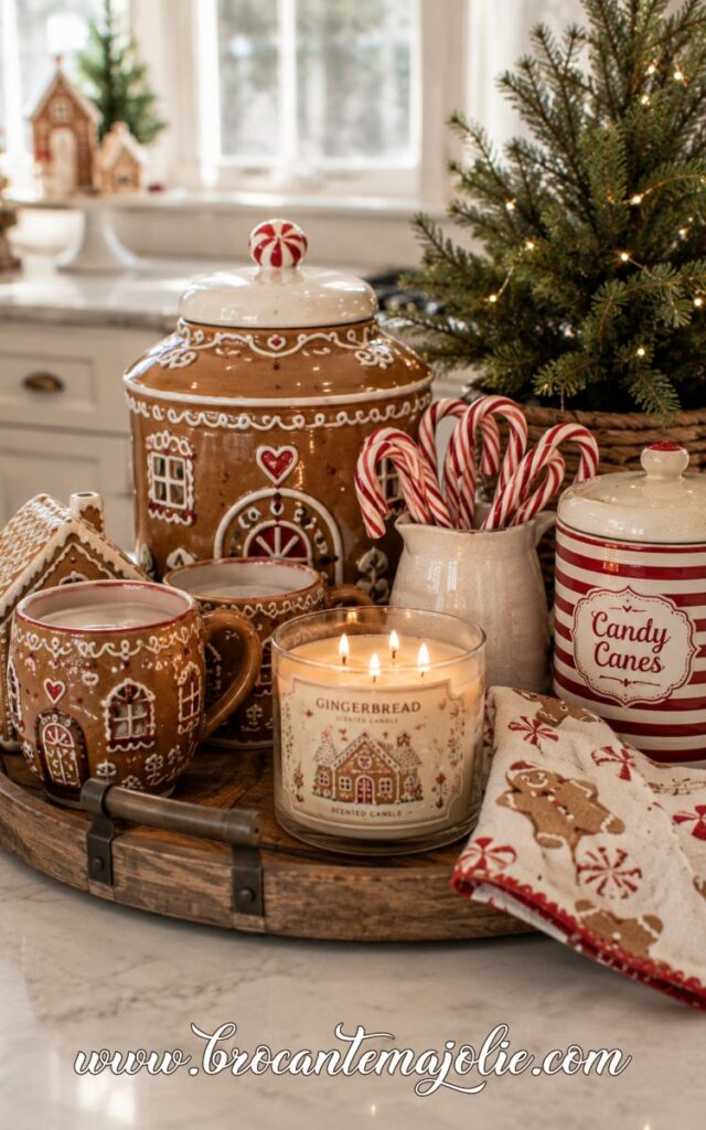gingerbread kitchen candle