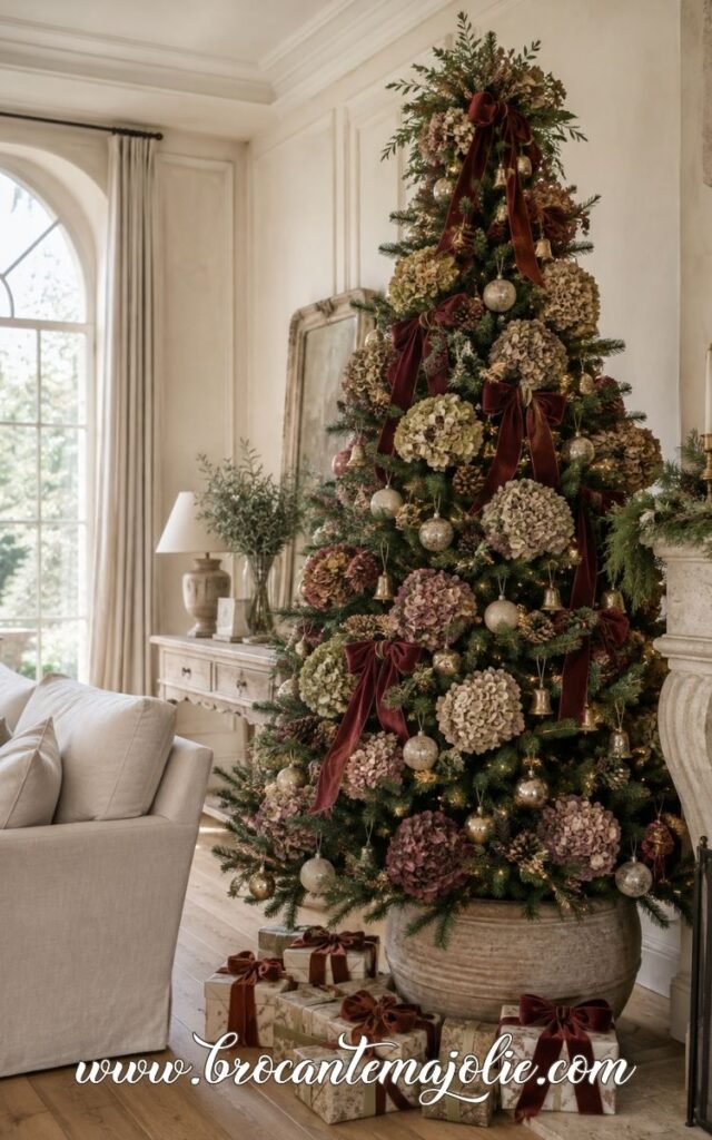 natural french country christmas tree