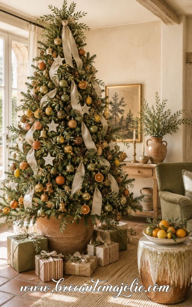 provincial french country christmas tree