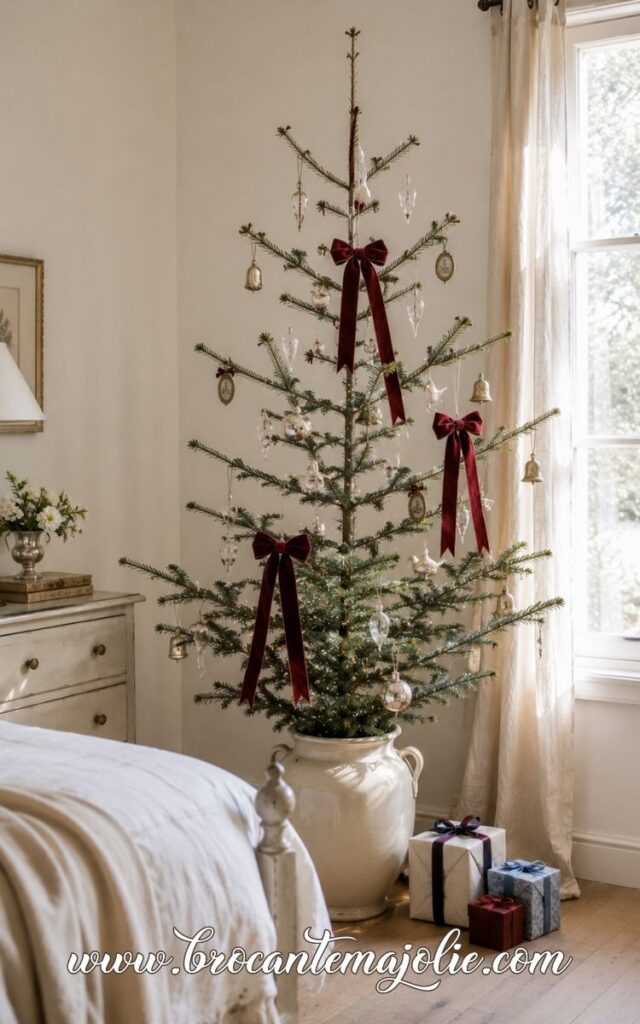 french christmas tree in pottery