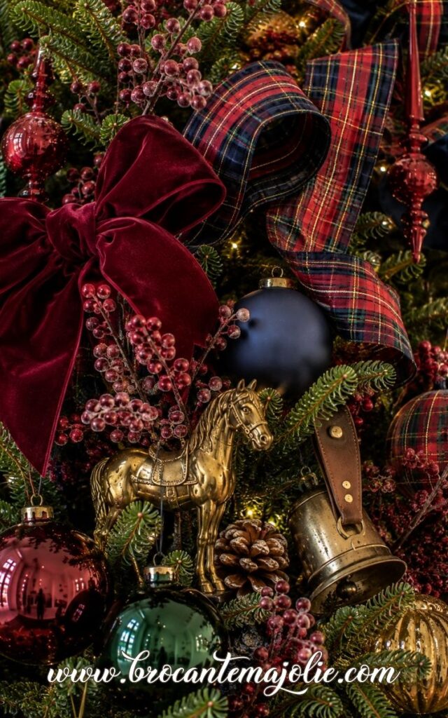 ralph lauren christmas tree velvet ribbon