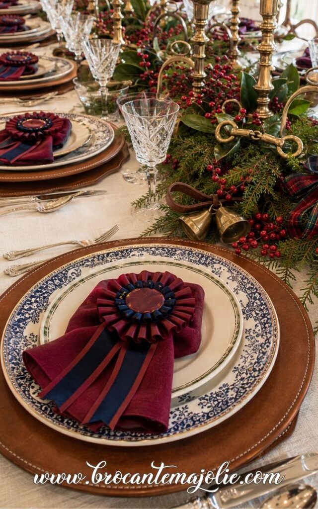 ralph lauren christmas tablescape