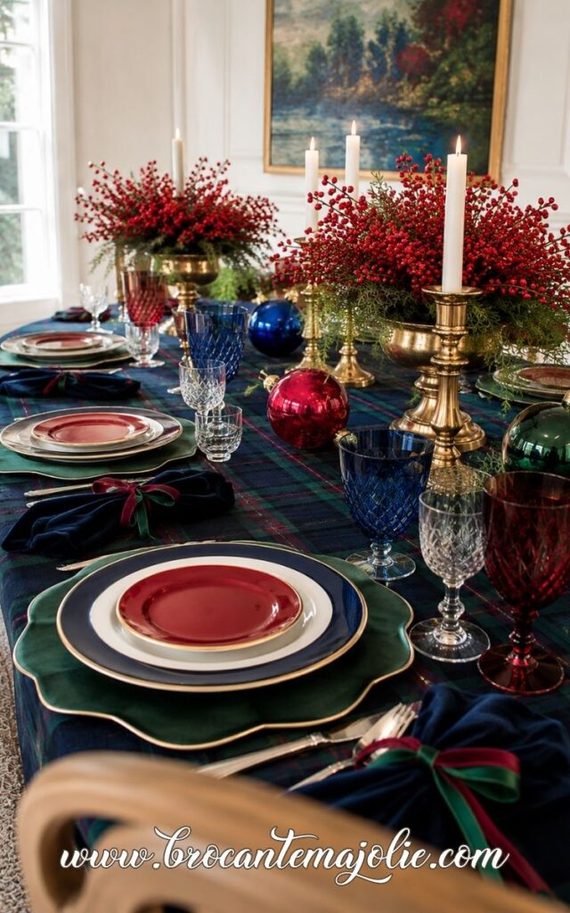 ralph lauren christmas tablescape