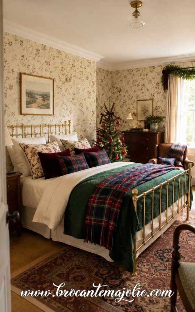 ralph lauren christmas bedroom decor
