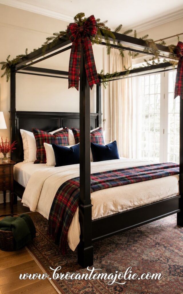 ralph lauren christmas tartan bedroom